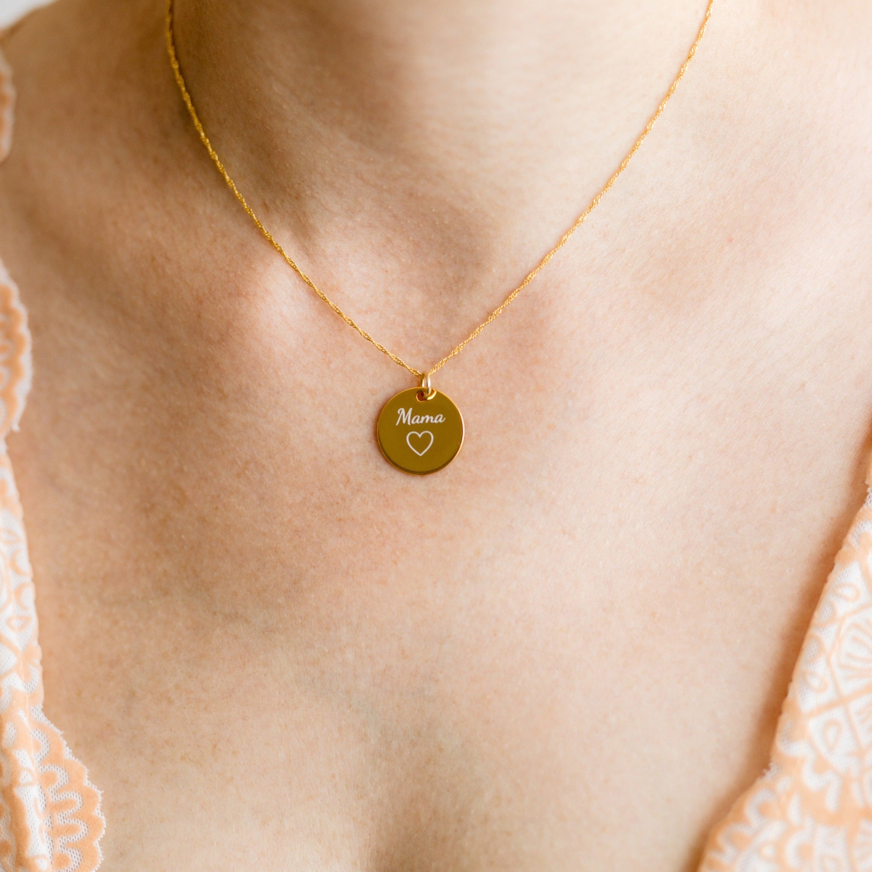 Gold-plated pendant necklace - Gold-coloured/B - Ladies | H&M IN